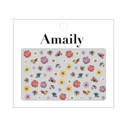 Amaily　ネイルシール No.1-33 押し花(アンティーク)