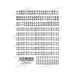 TSUMEKIRA　【es】ミニアルファベット ブラック ES-MNA-102