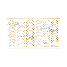 写ネイル　Plus スマイルフォント ゴールド