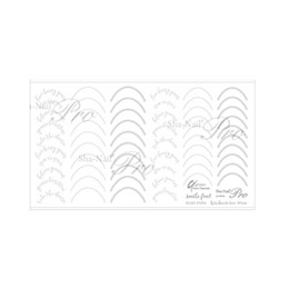 写ネイル　Plus スマイルフォント(ホワイト)