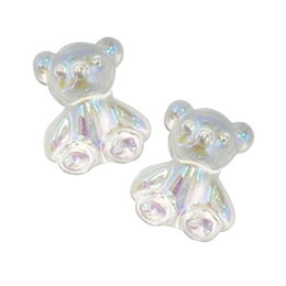 Lily gel オーロラくまちゃんパーツ クリア(小)