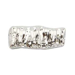 MATIERE　メタルバー フリル シルバー 6p