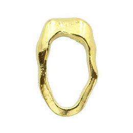 MATIERE　メタルフレーム ニュアンスオーバル ゴールド 6p