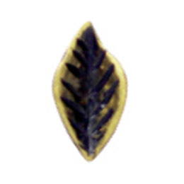 SHAREYDVA　×BLC ネイルパーツ メタルリーフ アンティークゴールド S 8P