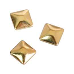 SHAREYDVA　スタッズ メタルスクエア 2mm 50P ゴールド