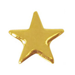 SHAREYDVA　スタッズ メタルスター 4mm 30P ゴールド