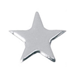 SHAREYDVA　スタッズ メタルスター 4mm 30P シルバー