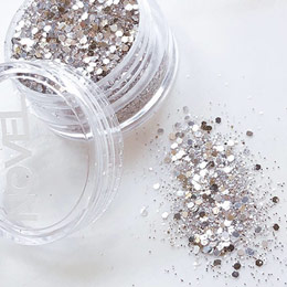 NOVEL　Original glitater champagne silver 1.7g G13