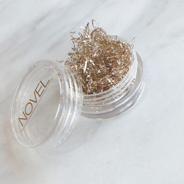 NOVEL　Sparkle plume(champagne gold) H13