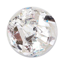 MATIERE　ランダムカットホログラム プリズムシルバー