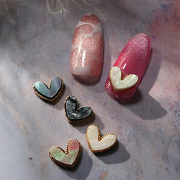 SONAIL　PLUS 山崎セレクト メタリックフレーム ピュア ハート 4色