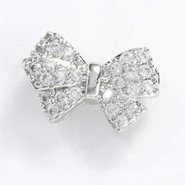 SONAIL　プレゼント スイート リボン シルバー FY000351