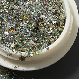 SONAIL　×MEG フラッシュレーザーグリッター ガンメタグリーン MEG00107