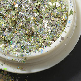 SONAIL　×MEG フラッシュレーザーグリッター グリーン MEG00104