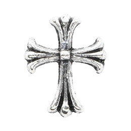 MATIERE　メタルパーツ クロス ミディアム シルバー 8×10mm