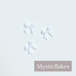 MysticFlakes　リボン ホワイト