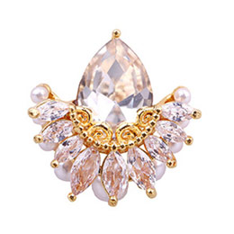 SONAIL　PLUS Lapisraviセレクト パールグラデーション クリスタルリーフ ゴールド