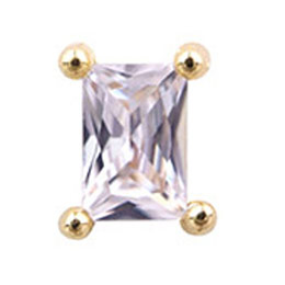 SONAIL　ミニスクエア グラシー クリスタル ストーンパーツ ゴールド