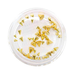 MATIERE　サイズMIX コーンスタッズ ゴールド