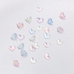 SHAREYDVA　ミニクリアカラーハート MIX 24P