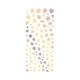 TSUMEKIRA　ラインフラワーゴールド