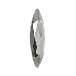 AURORA フラットバック スリムナベット クリスタル 8mm×2mm 6P