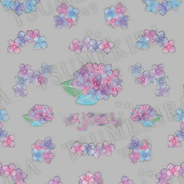 TSUMEKIRA　紫陽花パステル