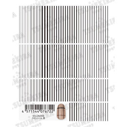 TSUMEKIRA　【es】ラインシール 黒