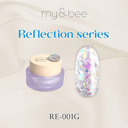 my&bee　カラージェル リフレクション001 RE-001G 4g