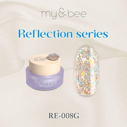 my&bee　カラージェル リフレクション008 RE-008G 4g