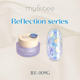 my&bee　カラージェル リフレクション009 RE-009G 4g