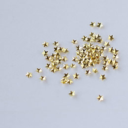 Bonnail　プランプスタッズ ゴールド スター 3mm