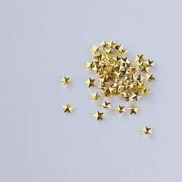 Bonnail　プランプスタッズ ゴールド スター 4mm