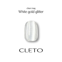 CLETO　(クレト) クリアマグ ホワイトゴールドグリッター