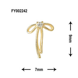 SONAIL　ゆるリボンパーツ ゴールド FY002242