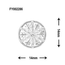 SONAIL　リズミックスパークル 雪の結晶 シルバー FY002286