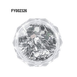 SONAIL　×innocence レクタングルホロ クロムシルバー FY002326