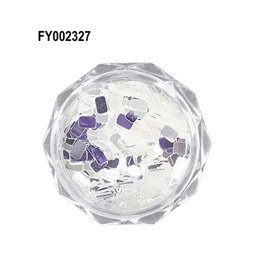 SONAIL　×innocence レクタングルホロ ホワイトシルバー FY002327