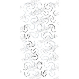 TSUMEKIRA　AKI HARASHIMAプロデュース Arc text silver（ジェル専用）