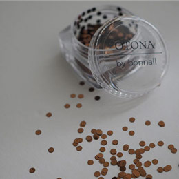 Bonnail　OTONA pois (オトナ ポワ)2mm chocolat (ショコラ)