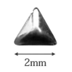 SHAREYDVA　スタッズ 三角 シルバー 2mm / 100P
