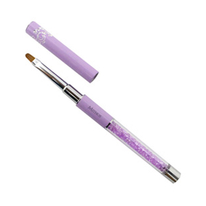 MITHOS　ダイヤモンドジェルブラシ ラウンド パープル 90147