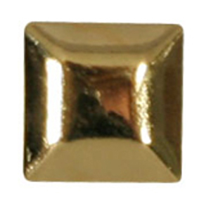 SHAREYDVA　スタッズ メタルスクエア ゴールド 4mm/30P