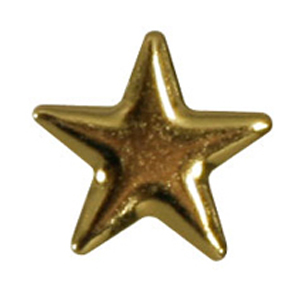 SHAREYDVA　スタッズ メタルスター ゴールド 5mm/30P