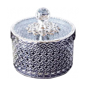 SILVER MIRROR SALONWARE　エンチュウ型ジュエリーケース