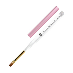 SHAREYDVA　プレミアムジェルブラシ フラット #4(コリンスキー毛)