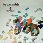 Bonnail　×RieNofuji boxmarble マットターコイズ 12P
