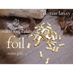 Donaclassy　マットメタルプレート foil(ホイル) マットゴールド