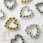 MATIERE　(マティエール) ビーズフレームハート ゴールド