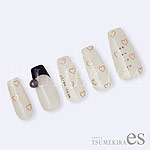 TSUMEKIRA　【es】MEGU NAIL プロデュース MEGUハート PINK GOLD（ジェル専用）